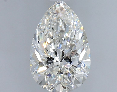 1.0 carat G-VS1 Natūralus Pear Deimantas (1)