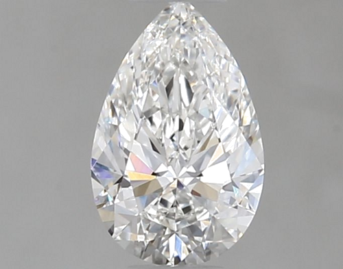 0.35 carat F-VVS2 Natūralus Pear Deimantas (1)