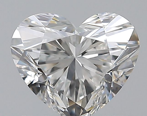 0.7 carat F-VS2 Natūralus Heart Deimantas (1)