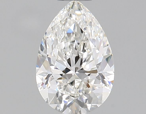 0.6 carat F-VVS1 Natūralus Pear Deimantas (1)