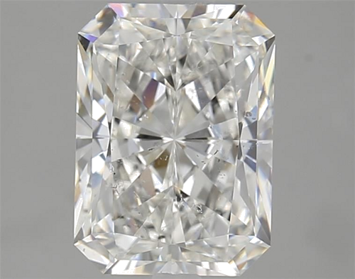 3.51 carat G-SI2 Natūralus Radiant Deimantas (1)