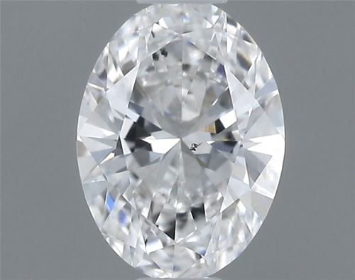 0.37 carat D-SI1 Natūralus Oval Deimantas (1)