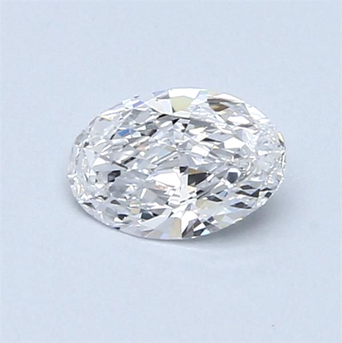 0.51 carat D-VS2 Natūralus Oval Deimantas (1)