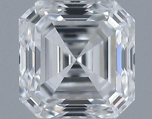 0.5 carat F-VS1 Natūralus Asscher Deimantas (1)