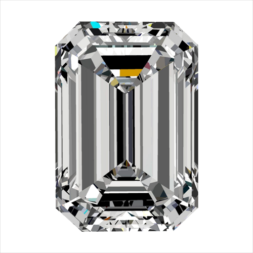 0.3 carat F-VS2 Natūralus Emerald Deimantas (1)