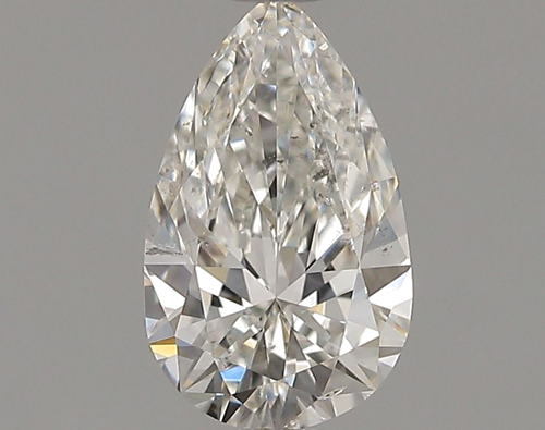 0.5 carat G-SI2 Natūralus Pear Deimantas (1)