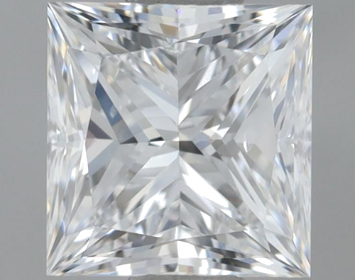 0.61 carat D-VS2 Natūralus Princess Deimantas (1)