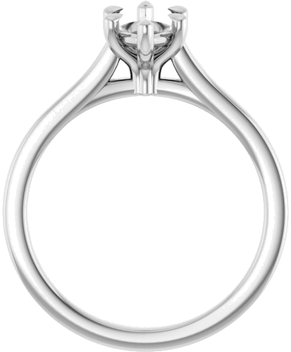 Sužadėtuvių Žiedas „Claw-Prong“ 14k white gold Marquise 9.5mm x 5mm (2)