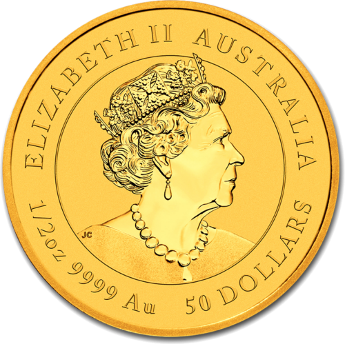 1/2 oz Year of the Mouse (Lunar III) 2020 Australia Gold Coin (2)