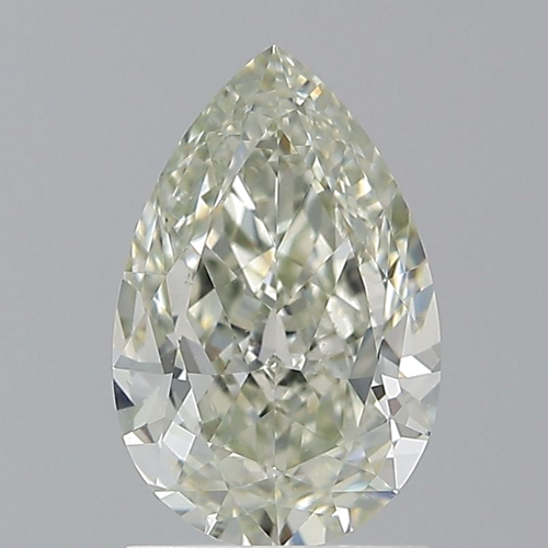 1.5 carat Fancy Light Grayish Greenish Yellow-VS2 Natūralus Pear Deimantas (1)