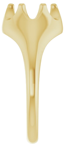 14K Yellow 6.5 mm Round Solitaire Engagement Ring Mounting (4)