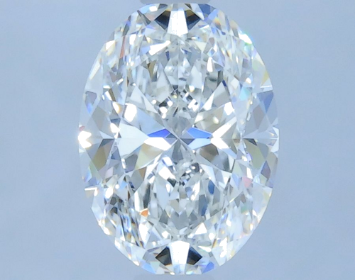 0.74 carat F-VVS2 Natūralus Oval Deimantas (1)