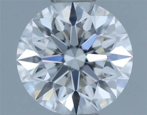 0.42 carat F-VVS2 Excellent cut Natūralus Round Deimantas (1)
