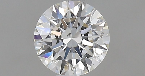 0.57 carat F-SI1 Excellent cut Natūralus Round Deimantas (1)