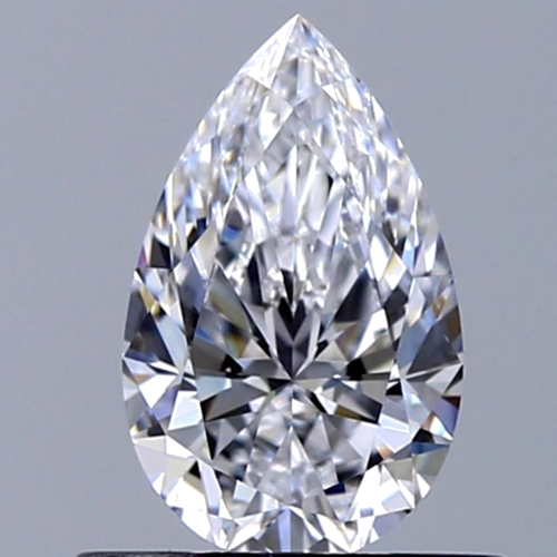 0.58 carat D-VS2 Natūralus Pear Deimantas (1)