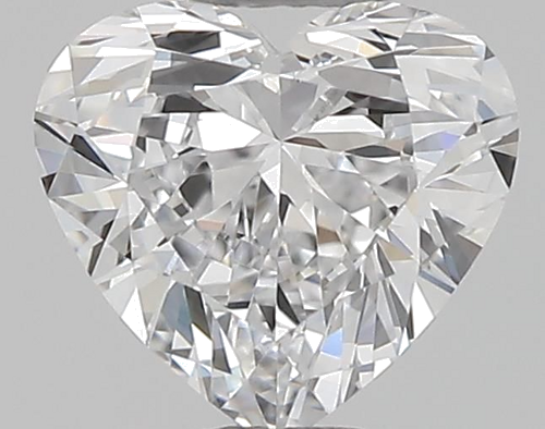 0.45 carat D-IF Natūralus Heart Deimantas (1)