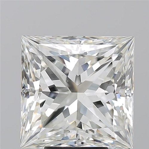 6.55 carat I-SI1 Natūralus Princess Deimantas (1)