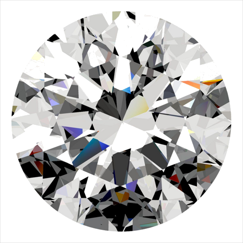 0.3 carat F-VS2 Excellent cut Natūralus Round Deimantas (1)