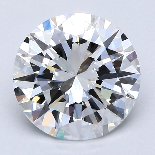 2.87 carat F-VS1 Fair cut Natūralus Round Deimantas (1)