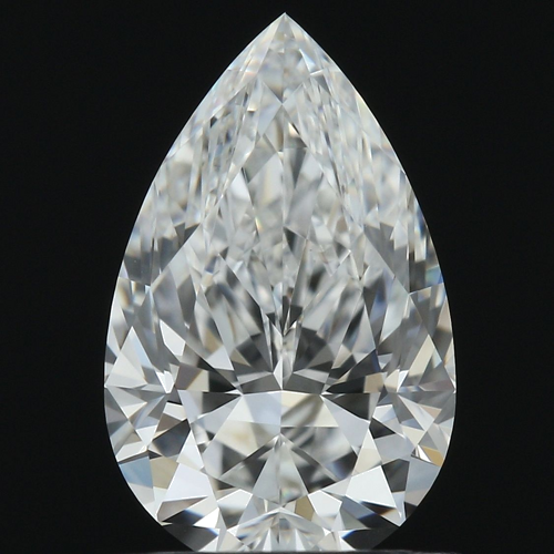1.01 carat E-VS1 Natūralus Pear Deimantas (1)