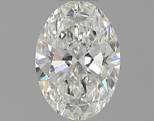 0.5 carat E-SI1 Natūralus Oval Deimantas (1)