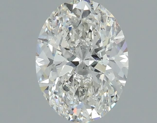 1.0 carat H-SI1 Natūralus Oval Deimantas (1)