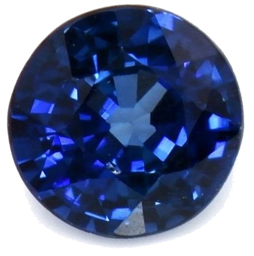 0.57 carat BLUE Round Safyras (1)