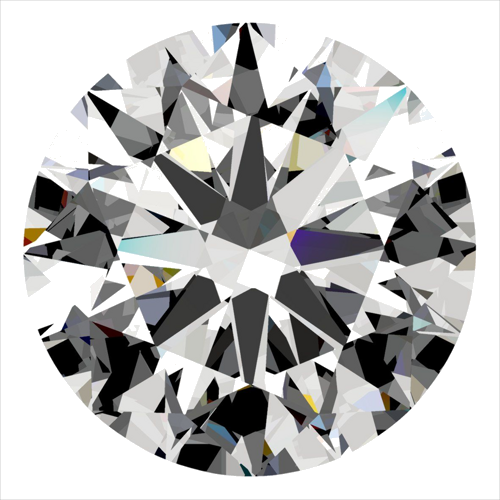 0.3 carat F-VVS2 Excellent cut Natūralus Round Deimantas (1)