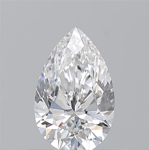 0.56 carat E-VVS1 Natūralus Pear Deimantas (1)