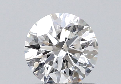 0.44 carat E-SI2 Excellent cut Natūralus Round Deimantas (1)