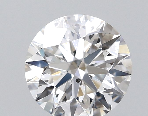 0.51 carat E-SI2 Excellent cut Natūralus Round Deimantas (1)