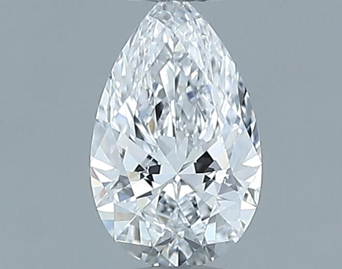 0.4 carat D-VS2 Natūralus Pear Deimantas (1)