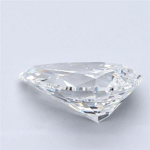 4.05 carat F-VS1 Natūralus Pear Deimantas (1)