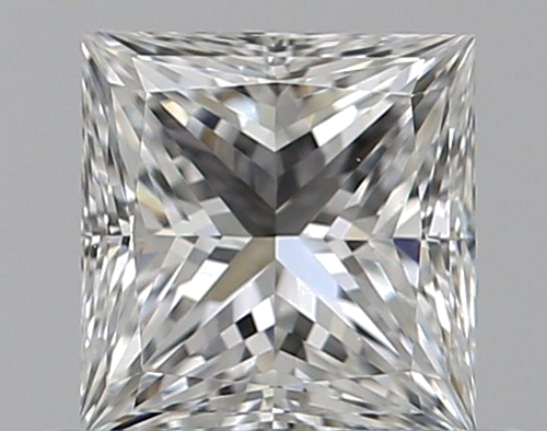 0.46 carat F-VS1 Natūralus Princess Deimantas (1)