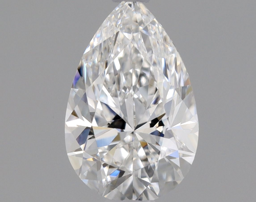 0.5 carat E-IF Natūralus Pear Deimantas (1)