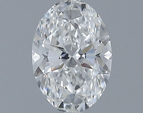 0.4 carat F-SI1 Natūralus Oval Deimantas (1)