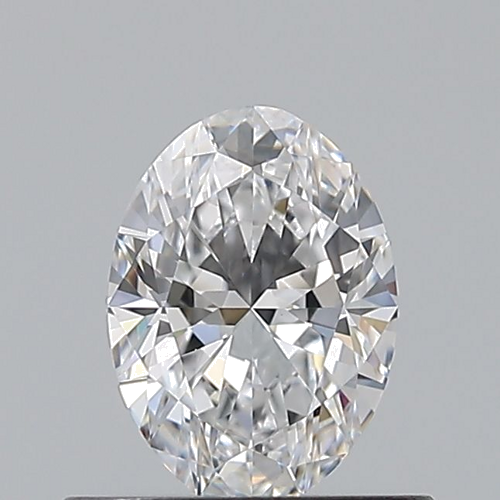 0.5 carat D-VVS2 Natūralus Oval Deimantas (1)