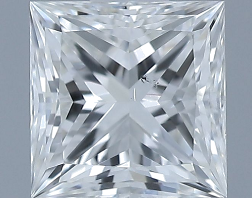0.5 carat H-SI1 Natūralus Princess Deimantas (1)