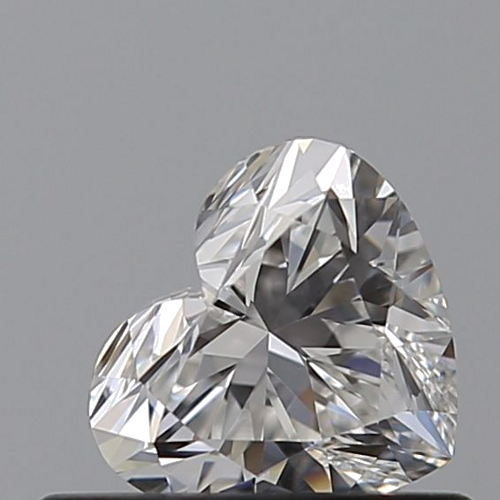 0.51 carat F-VVS1 Natūralus Heart Deimantas (1)