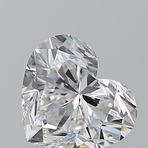 0.72 carat D-VVS1 Natūralus Heart Deimantas (1)