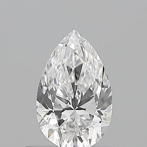 0.5 carat D-VVS2 Natūralus Pear Deimantas (1)