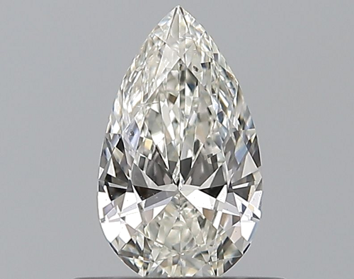 0.5 carat H-SI1 Natūralus Pear Deimantas (1)
