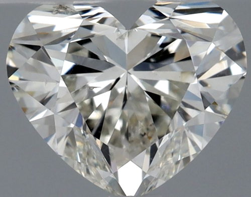 0.9 carat J-SI2 Natūralus Heart Deimantas (1)