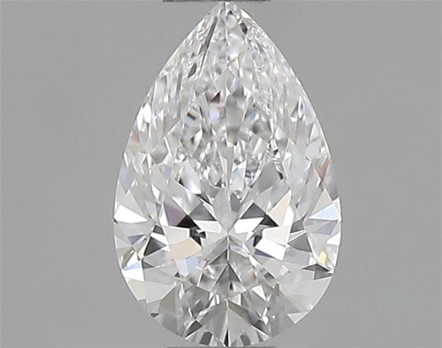 0.45 carat D-VVS2 Natūralus Pear Deimantas (1)