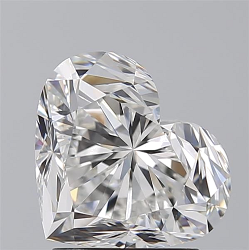 2.21 carat F-VVS1 Natūralus Heart Deimantas (1)