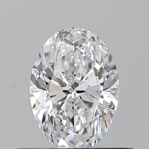 0.5 carat D-SI2 Natūralus Oval Deimantas (1)