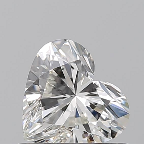 0.57 carat J-VVS1 Natūralus Heart Deimantas (1)