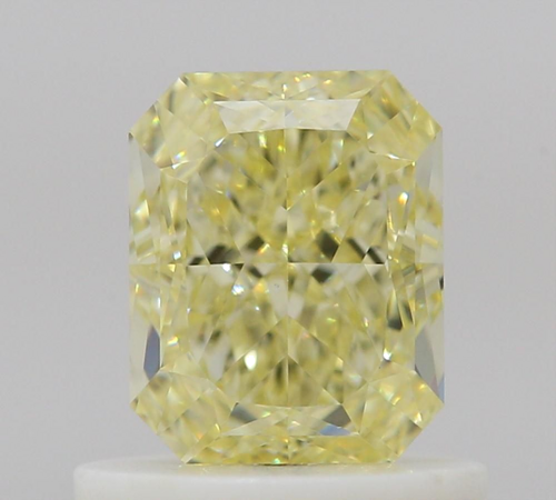 0.81 carat Fancy Yellow-VS2 Natūralus Radiant Deimantas (1)