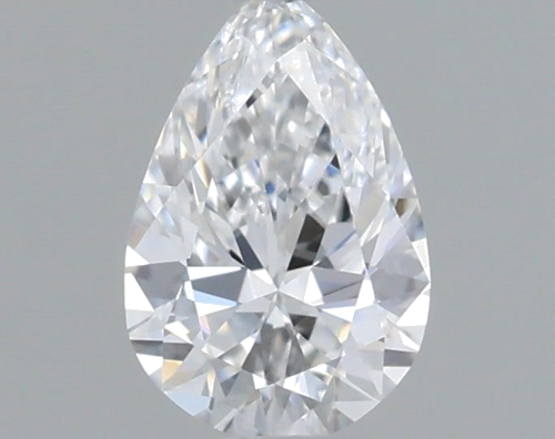 0.33 carat E-IF Natūralus Pear Deimantas (1)
