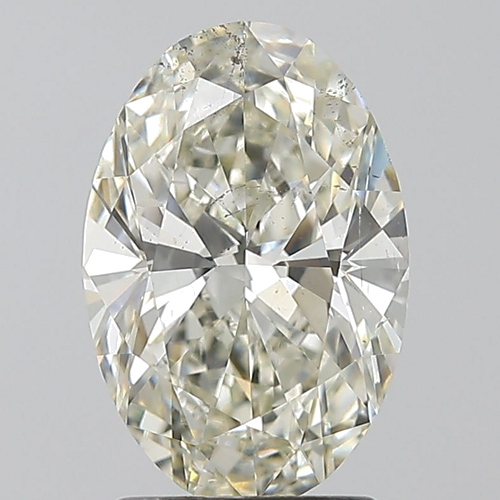 2.0 carat K-SI2 Natūralus Oval Deimantas (1)